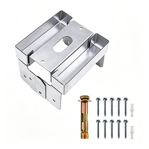 Base <span class=keywords><strong>de</strong></span> Anclaje Ajustable <span class=keywords><strong>para</strong></span> Postes <span class=keywords><strong>de</strong></span> Concreto <span class=keywords><strong>de</strong></span> Alta Resistencia 4x4 con Soporte <span class=keywords><strong>de</strong></span> 1 Pulgada <span class=keywords><strong>para</strong></span> Terraza, Pérgola, Patio, Gazebo, Porche - Product Image 1
