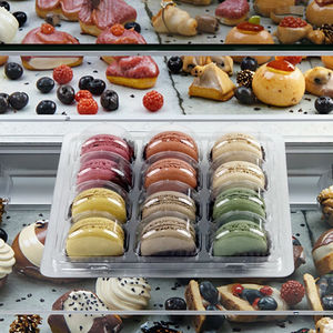 12穴正方形マカロン用プラスチックブリスタートレイ容器、リサイクル透明PET素材、カスタマイズ可能、食品グレード、OEM/ODM対応 - Product Image 2