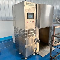 Four de fumage industriel pour aliments, machine de cuisson et de séchage en acier inoxydable SUS304, capacité de 30 à 1000 kg pour usine de transformation de viande