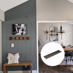 Revêtement mural alternatif <span class=keywords><strong>en</strong></span> WPC, panneau mural, façade pour décoration intérieure - Product Image 3