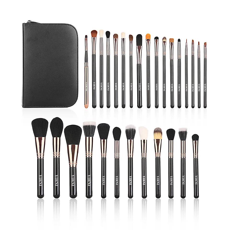 YDINI haute qualité à bas quantité minimale de commande professionnel Logo personnalisé pinceau de maquillage professionnel Premium cosmétiques 29 pièces pinceaux de maquillage ensemble