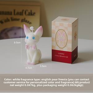 El Yapımı Lüks Aromaterapi Kedi Kokulu Mum Yaratıcı Hayvan Şeklinde Balmumu Modern Doğum Günleri Sevgililer Günü Düğünler İçin - Product Image 6