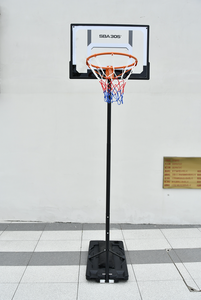 Panier de <span class=keywords><strong>basket</strong></span> portable et réglable SBA305 pour enfants - Alliage d'acier noir, <span class=keywords><strong>hauteur</strong></span> de panier 1,60m-2,10m, utilisation intérieure/extérieure - Product Image 5