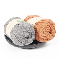 Fil Épais à Tricoter et Tisser à la Main en Coton Peigné pour Crochet et Tricot JP – Plusieurs Couleurs