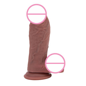 Jouet sexuel de gros gode noir réaliste de couleur profonde avec des godes à ventouse pour les femmes énorme gode réaliste pour la femme - Product Image 4