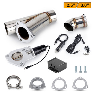 Car <b>Electric</b> Remote Control Exhaust Valve 2.5 3.0 Inch Stainless Steel Pipe System Retrofit Upgrade <b>Kit</b> - Product Image 2