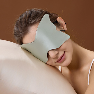 Maschera per gli occhi in seta di gelso 100% maschera per il sonno che blocca la pelle traspirante per gli uomini e le donne per le vacanze di pasqua di compleanno - Product Image 2