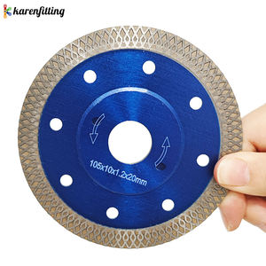 Lame de scie diamantée en alliage 105 mm, disque de meulage céramique haute vitesse pour utilisation à l'eau, granit, béton - Processus de pressage à chaud OEM - Peinture - Product Image 3