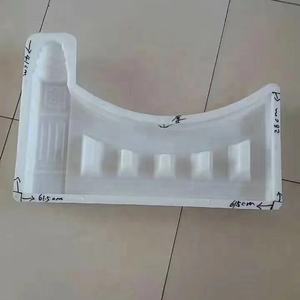 Moule de mur de jardin de style le plus récent clôture de jardin préfabriquée <span class=keywords><strong>bordure</strong></span> décorative décoration de jardin moules de garde-corps en béton - Product Image 2