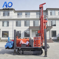 Machine de forage de puits profonds montée sur remorque, technologie avancée, 400 m, avec pompe à boue pour fondations de construction, utilisation facile