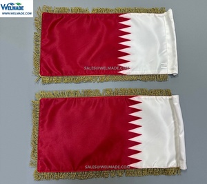 Tùy chỉnh thực hiện satin cờ với rìa cho lễ hội Quà Tặng satin double side Flag với tua trong nhà tổ chức sự kiện cờ - Product Image 2