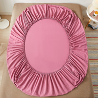 Drap-housse 200 fils/pouce² 100 % coton pour hôtel, hôpital, textile de maison, vente en gros, drap uni élastiqué
