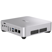 Mini Computadora de Escritorio Compacta, AMD Ryzen 7 8745HS, GPU Radeon 780M, USB4, Ethernet Dual de 2.5G, Pantalla Cuádruple 4K