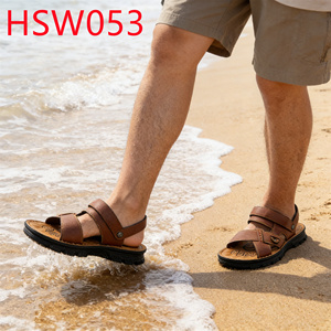 Sandales pour hommes LXG, Sun Beach Relaxation, semelle extérieure résistante à l'abrasion, chaussures de plage d'été, voyage en vacances, faciles à nettoyer, HSW054 - Product Image 2