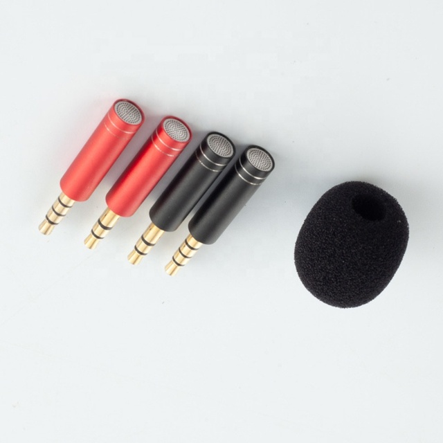 Portable Small Mini Condenser Microphone 3.5mm Jack Plug Omni-Directional Mic for Smart Phone Laptop PC Recorder