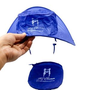 Sombreros de Vaquero Plegables Personalizados de Poliéster Arcoíris/Nylon en Bolsas - Product Image 3