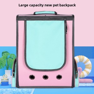 Zaino Ergonomico per il Trasporto di Animali Domestici con Ampio Interno e Design con Chiusura a Rullo per Viaggi con Animali in Ogni Condizione Meteorologica - Product Image 1