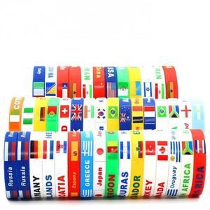 Bracelets en silicone drapeau national pour événements de football en Amérique du Nord 2026 – Collection pour fans - Product Image 5