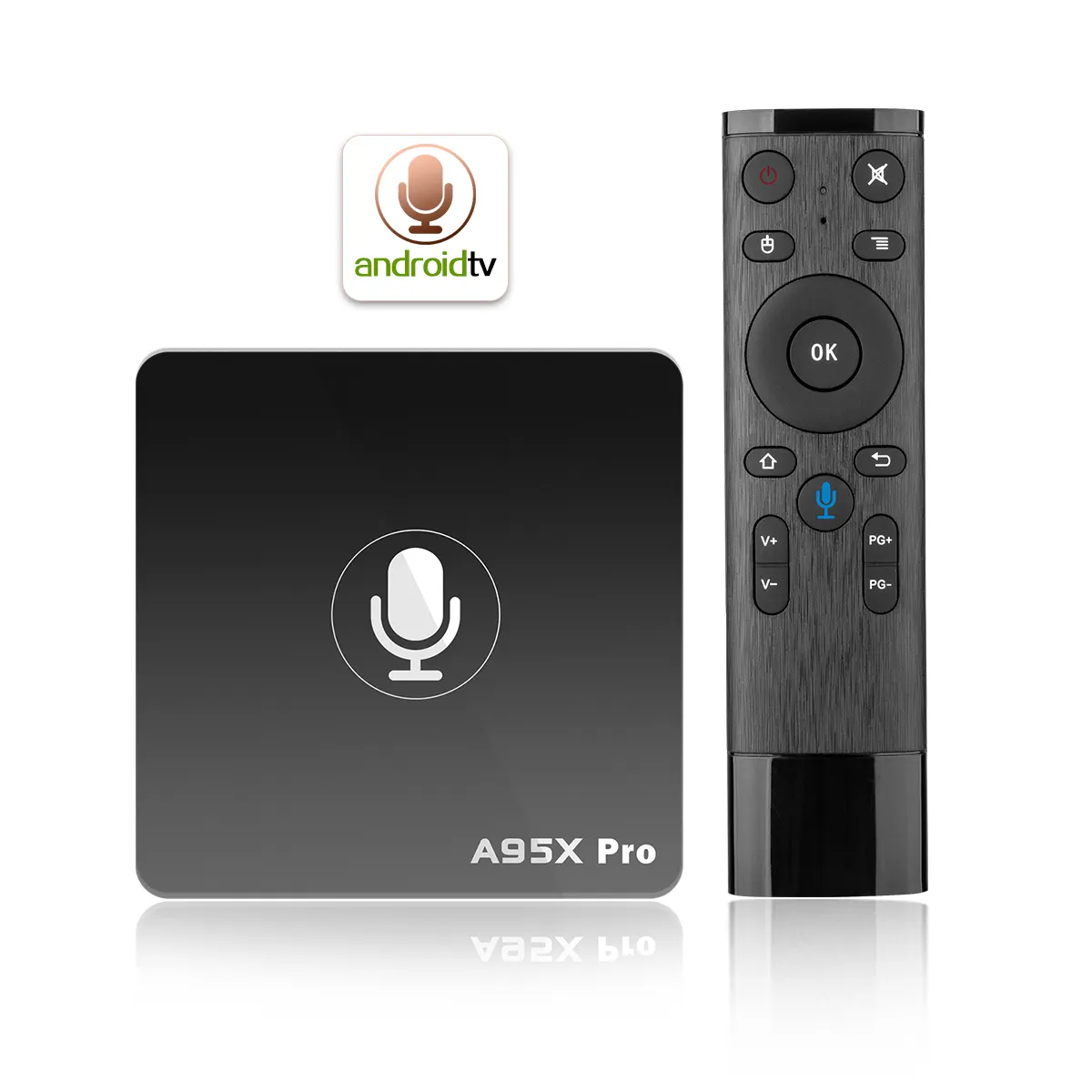 Wholesale Tv box A95X Pro Amlogic S905W android tv box 4k Android 7.1 OTT tv box A95X Pro