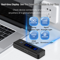 Mini résolution 1080p pour Bluetooth sans fil voiture PC caméra Audio vidéo accessoires sortie VGA LP vinyle imprimé Logo TV plastique