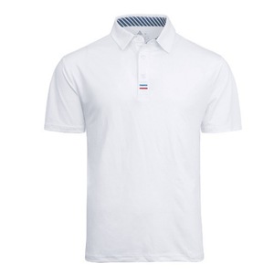 Polo en coton Oxford pour homme, manches courtes, couleur unie, coupe classique, style golf - Product Image 3