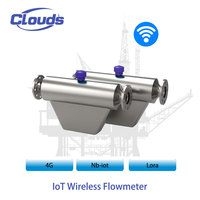 Medidor de Flujo Másico Coriolis Inalámbrico Inteligente Clouds, Conectividad 4G NB-IoT LoRA, Gestión de Datos Basada en la Nube, Control Remoto, IP65