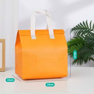 ถุงเก็บความร้อนแบบใช้แล้วทิ้งสำหรับส่งอาหารและเครื่องดื่ม ทำจากวัสดุไม่ถักทอ รีไซเคิลได้ - Product Image 2