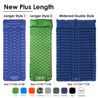 Tapis de camping matelas de couchage matelas pneumatique imperméable ultraléger gonflable léger avec pompe à pied intégrée