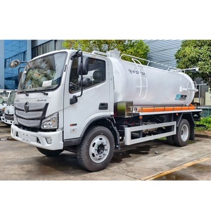 Camion d'aspiration des eaux usées Foton 4x2 de 5000 litres à prix d'usine à vendre - Product Image 2