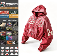 Sweat-shirt unisexe rétro avec logo personnalisé, coupe ample et carrée, style hip-hop brodé, impression sérigraphiée, broderie vieillie