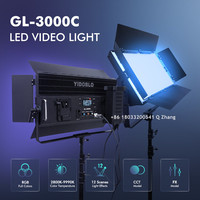 Top vente film prise de vue lumière yidoblo GL-3000C 300W RGBWW photographie film en direct éclairage caméra vidéo télévision équipement de studio