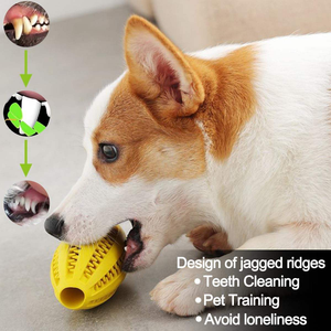 Factory Custom BPA-Free Natural Rubber Tough Durable Interactive Pet <b>Dog</b> Chew <b>Ball</b> Toy for Aggressive Chewers - Product Image 3