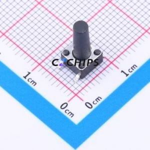 K2-1102SP-S4SC-04 Tactile Switch SMD-4P,6x6mm Switch 2.5N Vertical Mount 6mm 6mm - Product Image 1