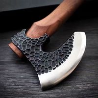 Hache à lame en fibre de carbone personnalisée Bochen, forgée à la main, manche en bois, qualité DIY, avec étui pour le camping et le jardin