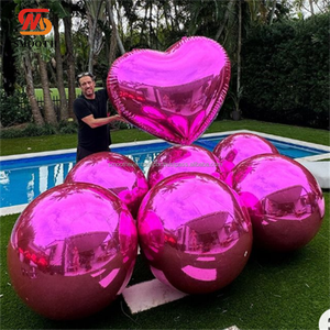 SMOOTH Wedding Stage Decor PVC Mirror Balloon <b>Giant</b> Laser <b>Inflatable</b> Mirror <b>Ball</b> for Wedding Decor - Product Image 2