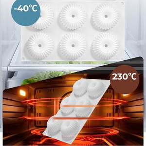 แม่พิมพ์ซิลิโคนทำมูสเกรดอาหารแม่พิมพ์ทำไอศ<span class=keywords><strong>ครีม</strong></span>แม่พิมพ์ซิลิโคนสำหรับทำเค้ก - Product Image 5