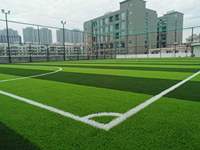 Césped Artificial para Fútbol de Alta Calidad, Ecológico y Duradero, con Sistema de Drenaje, Entrega Rápida, Exportador, Personalizable