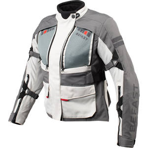 Chaqueta de moto para mujer Befast VALCHIRIA CE Certified LADY 3 capas Negro Gris M - Product Image 4