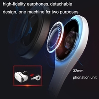Dropshipping VR SHINECON G02EF Casque de jeu VR de réalité virtuelle 3D avec casque d'écoute pour téléphone portable