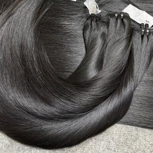 Venta al por mayor 9A Grado Camboyano Virgen Paquetes de Cabello Humano Crudo Cutícula Alineada Doble Dibujado Hueso Recto Afro Extensiones de Cabello Humano - Product Image 1