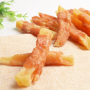 Fábrica OEM de pollo y patata dulce para perros, golosinas para mascotas, distribuidor de entrenamiento para perros importador, golosinas para perros al por mayor, Etiqueta Privada - Product Image 5