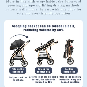 Xe đẩy em bé thoải mái và có thể điều chỉnh với dây nịt 5 điểm - Product Image 3