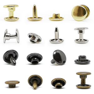 Accessoires vestimentaires Lh, rivets à double capuchon en fer de 8 mm, plaqués, durables, pour sacs, ceintures, chapeaux, vestes, vêtements - Product Image 3