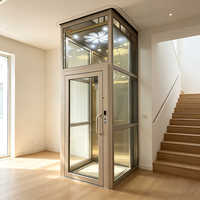 Ascenseur hydraulique anti-chute prêt à être expédié, système à double rail de guidage pour résidence familiale avec personnes âgées et enfants DIAO