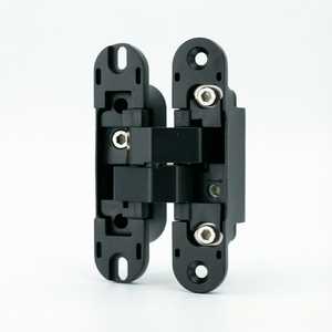 3D Adjustable Concealed <b>Door</b> Hinge 110X24 105X24 40KG Zinc Alloy Matte Black 180 Degree for Interior Wooden <b>Door</b> Hardware - Product Image 1