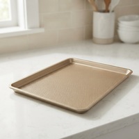 GoodCook BestBake Loyang Kue Persegi Panjang Anti Lengket Berbahan Baja Karbon Bertekstur 15.5" X 10.6" Aman untuk Mesin Cuci Piring Tebal 2.5cm