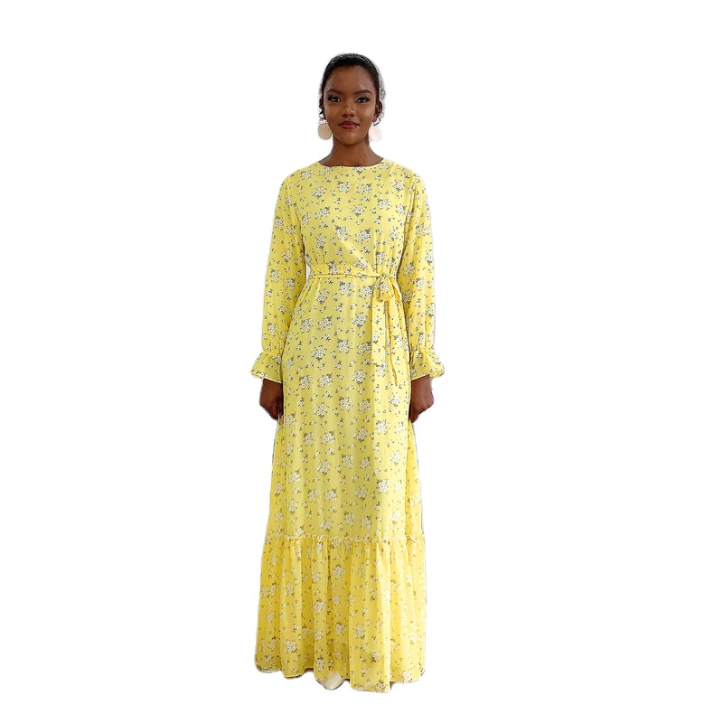 Hot selling design long abaya women muslim dress dubai dresses