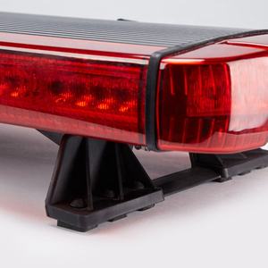 SENKEN superventas de alto rendimiento rojo azul ampolla cubiertas de luz ámbar lineal 6 Barra de luces de advertencia LED completa - Product Image 5