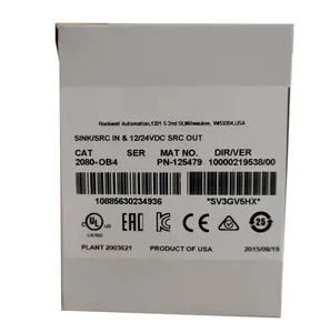 AB brard new plc hot sale & high quality plc 2080-ob4 2080ob4 plc module stock in warehouse