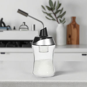 250mlシュガーシェーカージャー精密測定プールコンフォートグリップガラス容器コーヒーキッチンカウンタートップ収納複数色 - Product Image 6